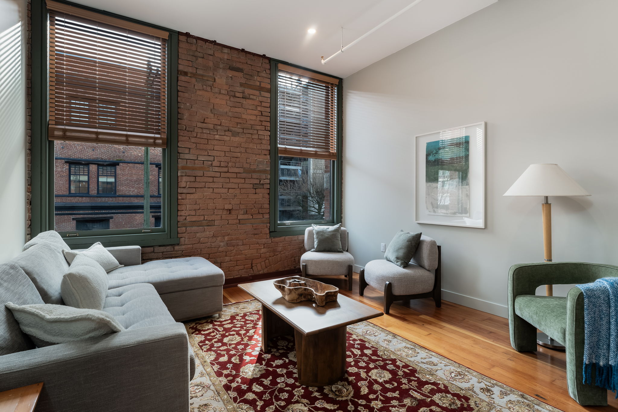 Deluxe loft apartment at Block House, a heritage boutique aparthotel in Gastown.