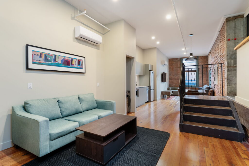 Signature loft apartment at Block House, a heritage boutique aparthotel in Gastown.