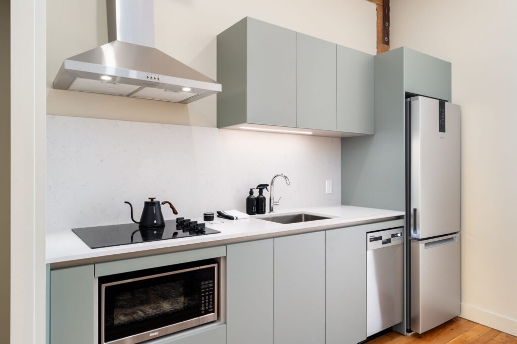 Deluxe loft apartment at Block House, a heritage boutique aparthotel in Gastown.