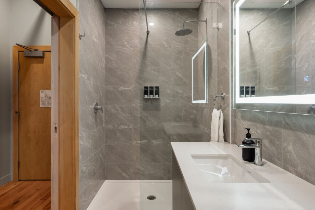 Deluxe loft apartment at Block House, a heritage boutique aparthotel in Gastown.