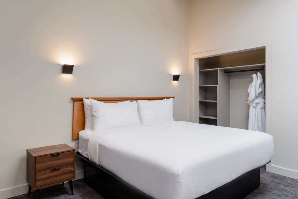 Signature loft apartment at Block House, a heritage boutique aparthotel in Gastown.