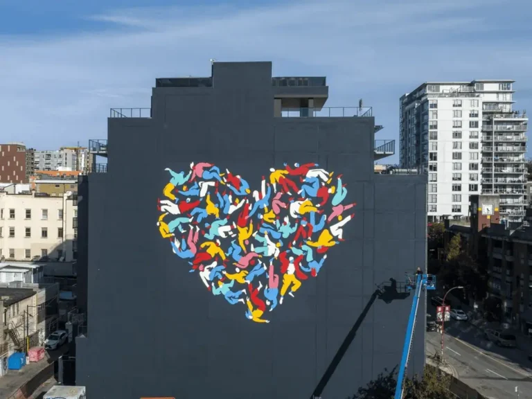 'We are all held together': New Vancouver mural honours legacy of care in DTES neighbourhood